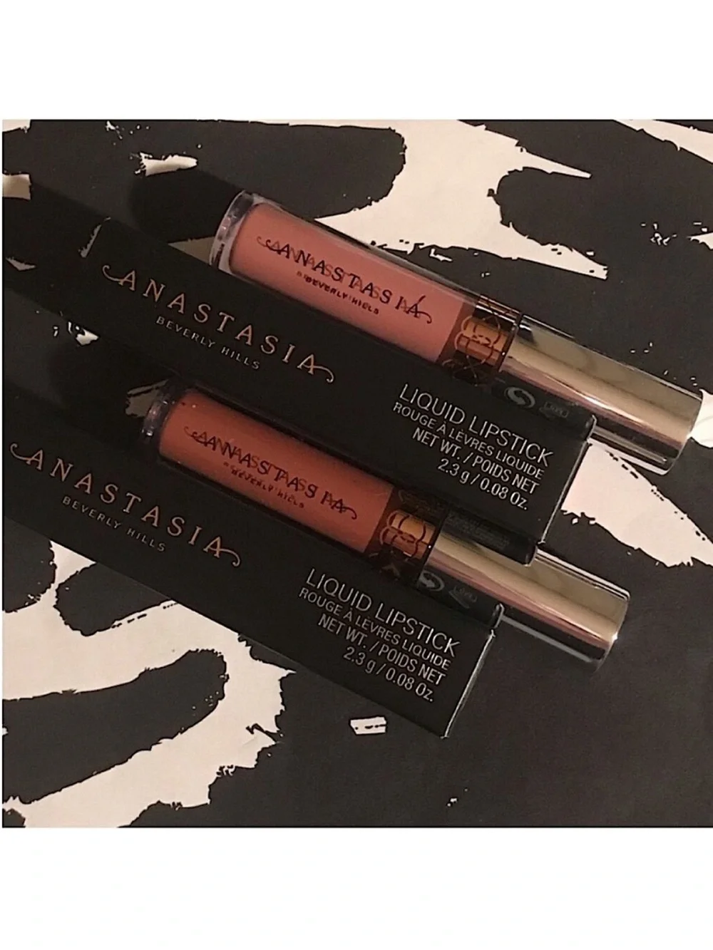 Anastasia Beverly Hills Mini Liquid Lipstick Duo in Crush and Ashton, 2 x 2.3 g